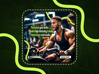 Modern Design Social Media Design For GYM! 3d animation branding fitness graphic design graphic design logo motion graphics ui