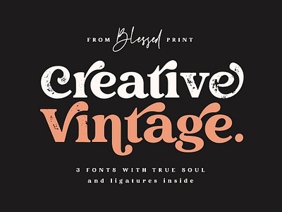 Creative Vintage Font Duo 70s fon 70s vintage bold font bold serif font classic creative font creative vintage font creative vintage font duo fashion font fat serif font magazine font modern font modern serif font serif font t 70s retro vintage font vintage serif font