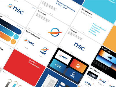 NSC Logo Design brand branding corporate design graphic standar manual gsm identity logo ui ux