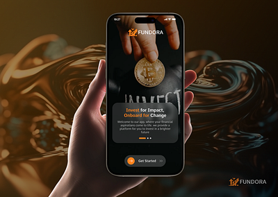 Fundora Banking Mobile App UI banking bitcoin brand identity branding figma finance fintech invest logo mobile app mobile app design responsive responsive design startup user experience user friendly user interface web design webdesign