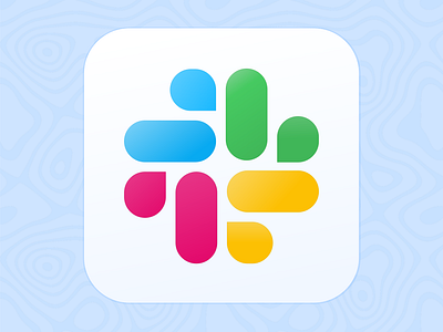 Animated Slack Icon animation app icon minimal notification slack ui