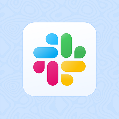 Animated Slack Icon animation app icon minimal notification slack ui