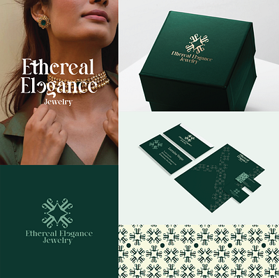 Brand design concept: Jewelry Store_Ethereal Elegance Jewelry branding graphic design illustration jewelry logo