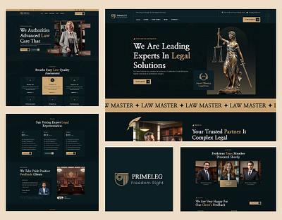 Primeleg – Lawyer, Attorney and Law Firms HTML5 Template 3d animation branding graphic design logo motion graphics ui