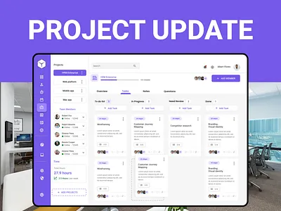 Human Resource Management Project Task Update attendance crm dashboard employee erp figma hire hr hrm hrm software hrm system human resource management human resources payroll saas superadmin panel ui uiux ux