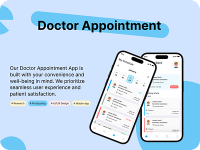 Doctor Appointment App branding graphic design logo ui