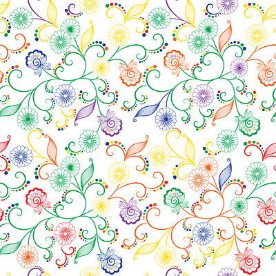 Flower seamless Pattern design at micro stock site graphic design