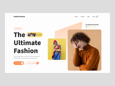 Fashion E-commerce Website Design design ecommerce ecommerce website fashion hero section homepage landing page shakil trendy design ui web design website website design