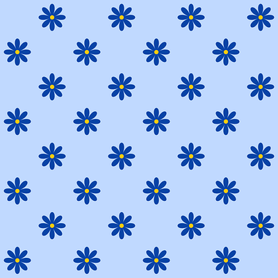 Flower Pattern blue flowers graphic design pattern making