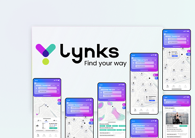 Lynks Application A digital hub for micro-mobility services app application micro mobility ui smart city application transportation ui ux