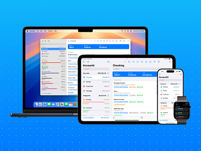 Accountit - Apple Platforms app design for ios design digital design ios ios app ios app design ios app ui ipados app macos macos app macos app ui mobile app design native app product design ui ui for ios ui for macos app ui for mobile app uiux watchos app