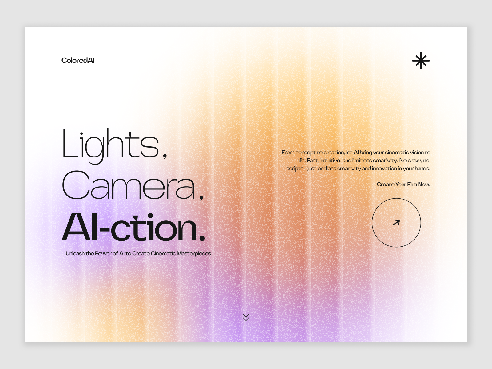AI Movie Generator Landing Page by Frieda Odagboyi on Dribbble