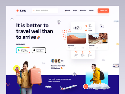 kanra - Travel Agency Website adventure flight booking homepage hotel booking landing page tourism tourist travel travel agency website travel guide travel website travelblogger travellers travelling vacation wanderlust web design web site website website design