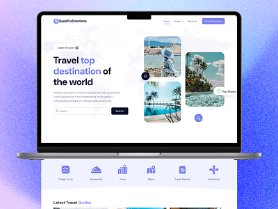 Travel Website Design design landing page design responsive design tourism tourist landing page travel travel app design travel landing page travel web design travel website design ui ui design ui ux ui ux design uiux ux web design web ui ux website design