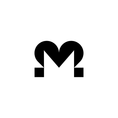 M Letter Mark branding design graphic design illustration logo minimal logo typography vector