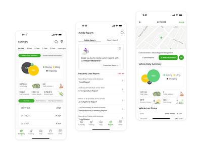 Mobiliz app app design car tracking car tracking app design follow mobiliz tracking tracking app ui user experience ux