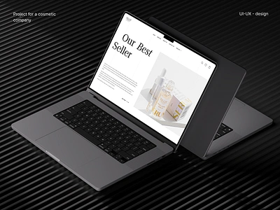 Cosmetic e-shop beauty salon beauty website best seller page bold typography branding clean design corporate website design cosmetic salon cosmetic shop cosmetic website desktop version e commerce e shop landing page massage salon ui uiux web design web designer near you website redesign