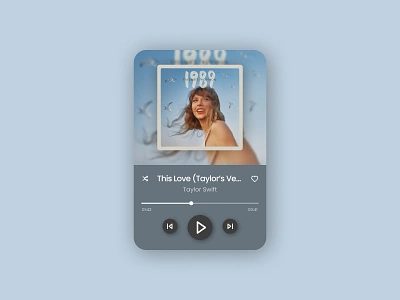 Music Player app design dailyuichallenge design ui