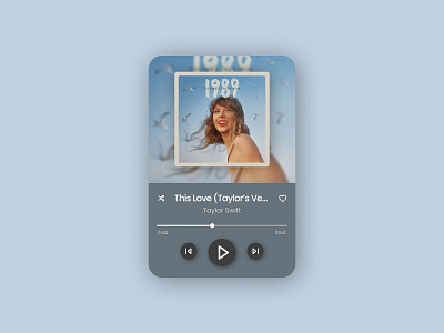 Music Player app design dailyuichallenge design ui