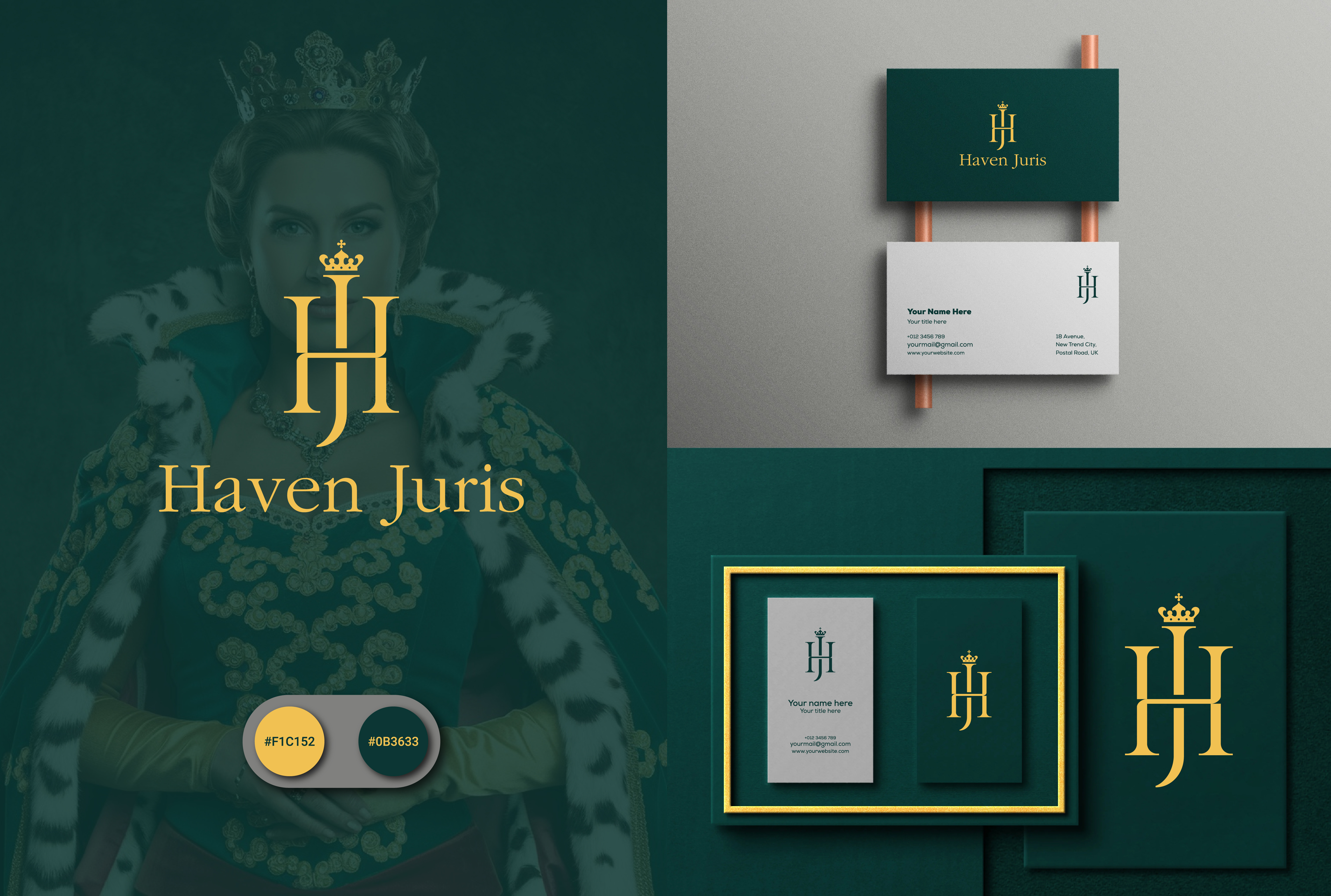 Example of Luxury, Fashion, Jewelry, Monogram Logo