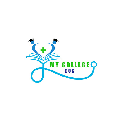 College Doc Logo branding design illustration logo