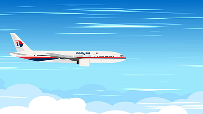 MH17 Disaster 2d accident ae aiplane aircraft animation crash mh17 motion design motion graphics plane radar vfx