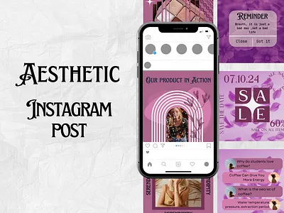 INSTAGRAM POST TEMPLATE branding design graphic design instagram instagram gift instagram post instagram templates logo templates