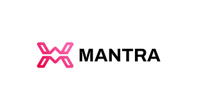 MANTRA - Logo Design Concept artificial blockchain branding creative crypto currency decentralized defi finance firelab focus lab hola lab logo logo design logo designer modern nfts technology token web3