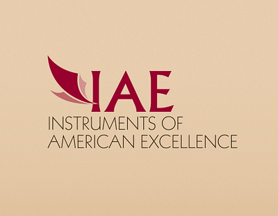 IAE: Instruments of American Excellence adobe brand branding exhibit graphic design illustrator instruments kentucky logo museum wku