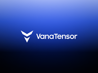 VanaTensor | Data Liquidity Pool built on Vana | Logo ai bitcoin blockchain branding btc crypto design graphic design icon illustration logo minimal minimalist motion graphics nft ui ux vana web web3