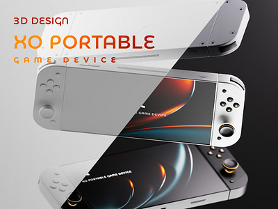 3D Game Device - Mockup 3d 3d device 3d model blender device game mockup