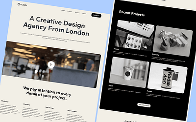 Olency - Agency Website Template agency agency design agency landing page agency studio agency website design design portfolio webflow