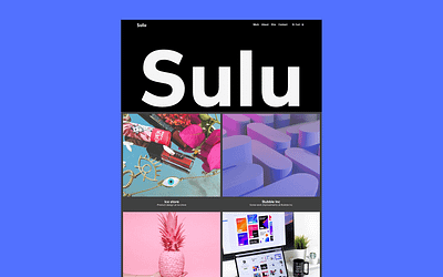 Sulu - Portfolio Website Template agency agency design agency landing page agency studio agency website design portfolio webflow