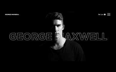 George Maxwell - Portfolio Website Template agency agency design agency landing page agency studio agency website design creative design portfolio portfolio design portfolio freelancer webflow