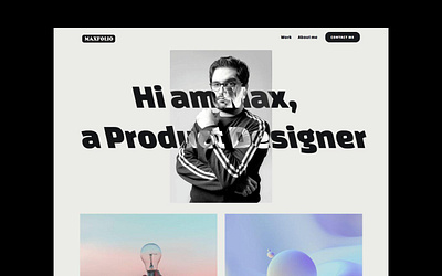 Maxfolio - Portfolio Website Template agency agency design agency landing page agency studio agency website design creative designer portfolio portfolio design product design webflow