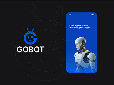 GOBOT | Tech logo and brand identity design bot logo brand identity branding chat logo creative logo crypto logo cyber logo data design designer logo logo designer logos robot logo saas logo software logo startup logo tech tech branding technology