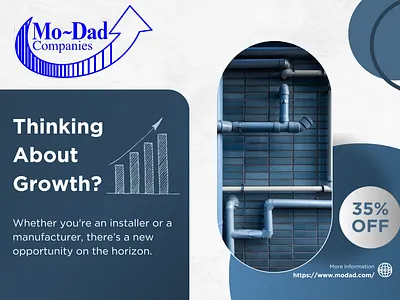 Mo dad company for installing and manufacturing advertising poster design print design