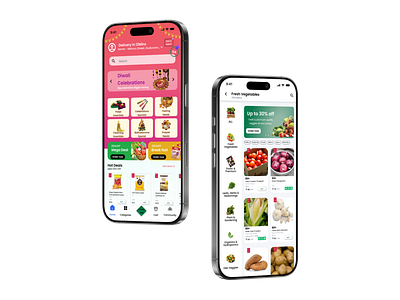 Grocery Go - Grocery Delivery App with AI casestudy grocery delivery grocerydelivery app grocerygo ui