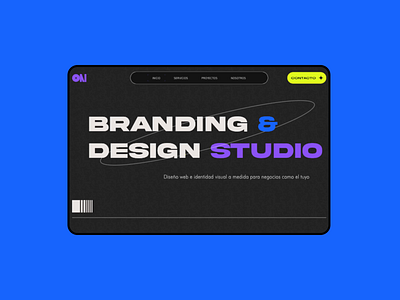 ORIGEN Branding & Design Studio – Brutalism and Antid Web Design antidesign branding brutalism figma graphic design motion graphics web design wordpress