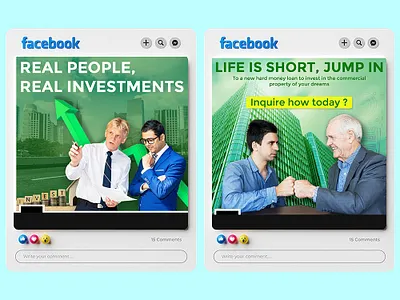 Real Estate, Investment Social Media Post Design ads advertising branding corporatedesign digitalmarketing facebookpost financialdesign graphic design housingdesign illustration instagram post design instagramdesign investment luxuryrealestate propertybranding realestate realestatemarketing realestatepost social media post socialmedia