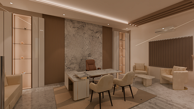 OFFICE DESIGN 3d blender cycles interior design render