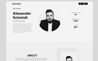 Alexfolio - Portfolio Website Template designer portfolio freelancer portfolio portfolio portfolio design webflow