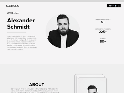 Alexfolio - Portfolio Website Template designer portfolio freelancer portfolio portfolio portfolio design webflow