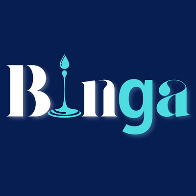 Binga water Logo branding graphic design logo marketing