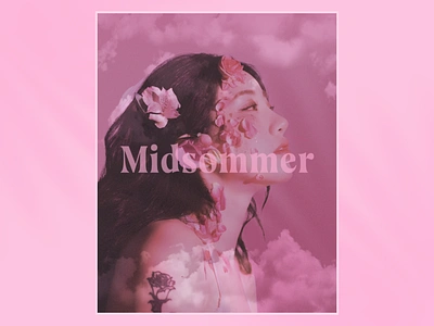 Midsommer Poster - Angelic Beauty angelic beauty calm design design challenge designer graphic design graphics magical midsommer power women product design ui ui design ux women