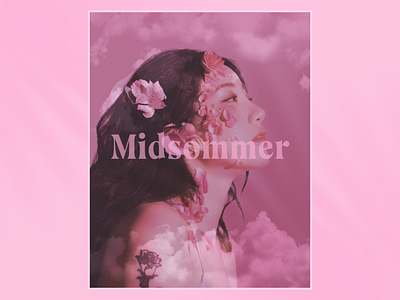 Midsommer Poster - Angelic Beauty angelic beauty calm design design challenge designer graphic design graphics magical midsommer power women product design ui ui design ux women