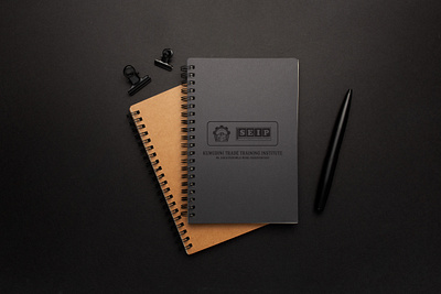 Notebook design and Mockup branding designer graphic design minimal mockup notebook print