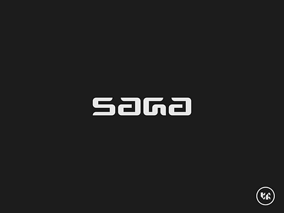 saga - clothing brand logo businesslogo clothinglogo creativelogo flatlogo foodlogo iconlogo wordmarklogo