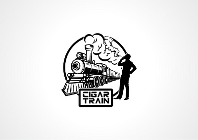 Cigar Train Tobacco Company Branding brand brand design branding cigar ganja graphic design logo logo design tobacco train