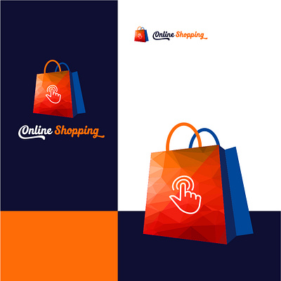 Online Shopping Logo design branding cart e business graphic design logo online online business shopping supermarket supershop